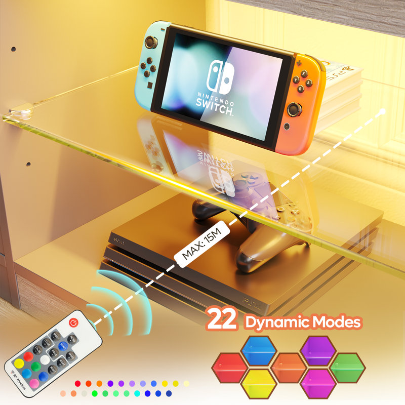 Wade Logan® Brandenburg TV Stand for TVs up to 75" & Reviews Wayfair